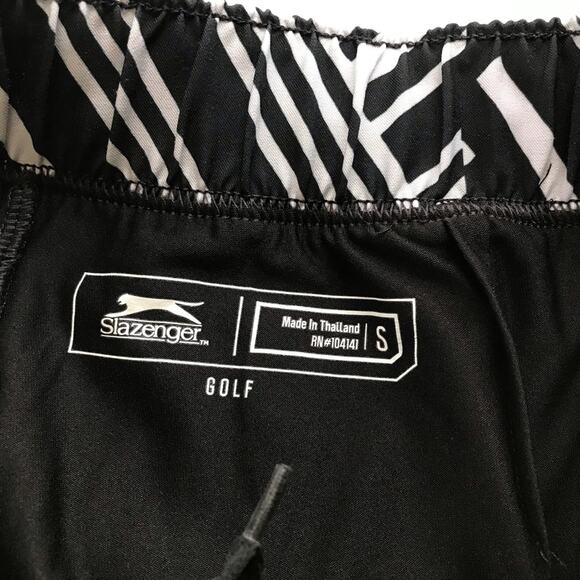 Slazenger sm skirt with shorts “skort” athletic geometric black and white - Picture 6 of 7